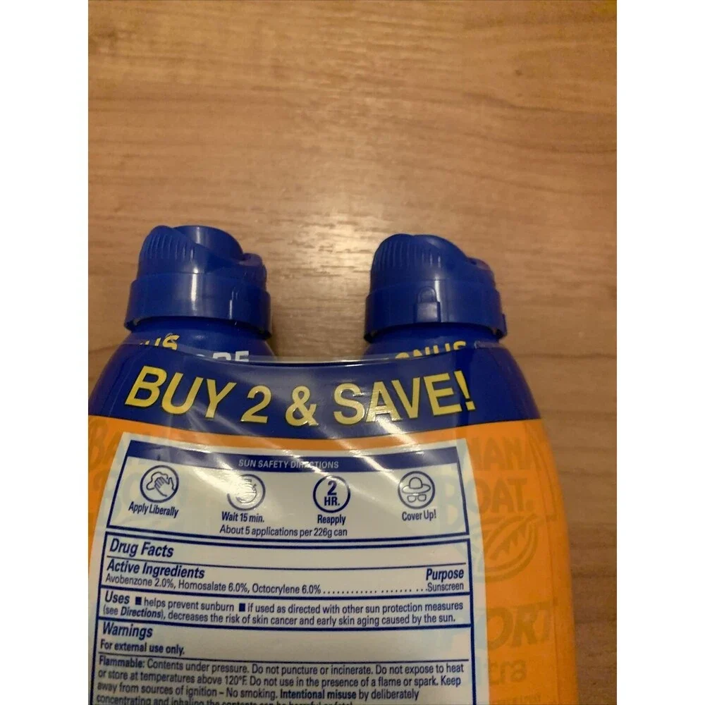 Banana Boat Sunscreen Sport Ultra Broad Spectrum Sunscreen Spray SPF 30 2-Pack